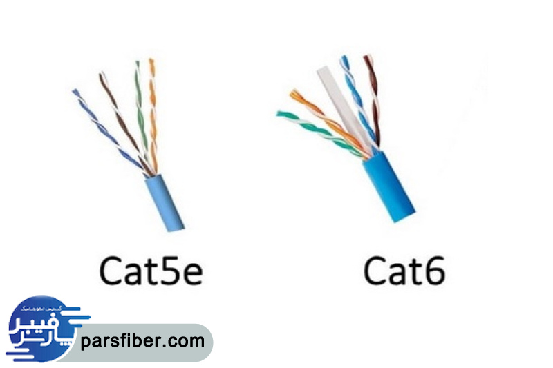 کابل Cat5e و Cat6 