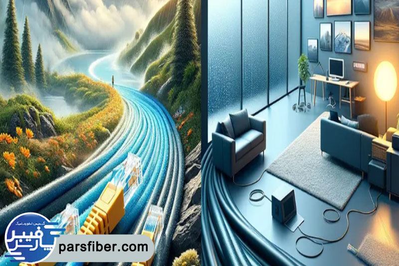 شباهت های کابل شبکه Outdoor و Indoor 